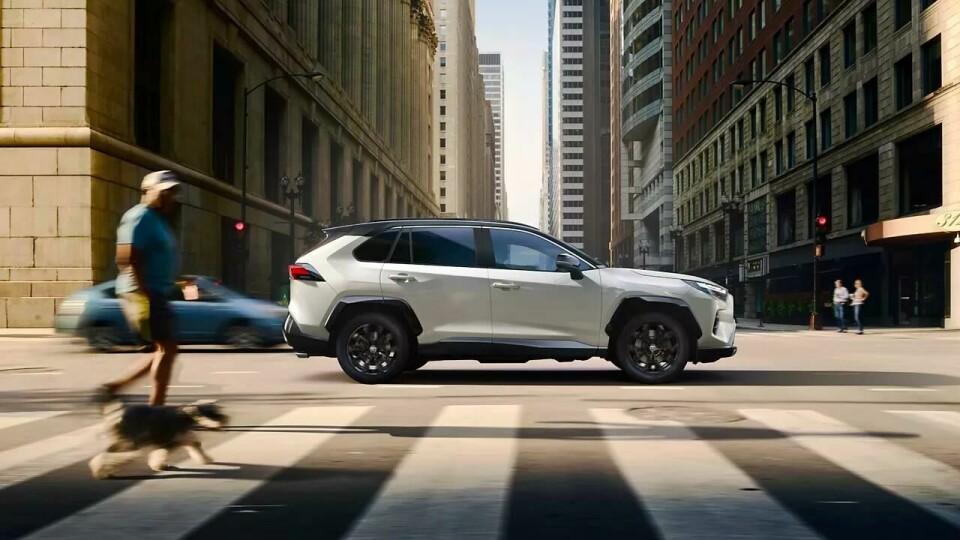 The Toyota RAV4 Hybrid, manufactured exclusively in Georgetown, Kentucky & Woodstock, and Ontario. The Toyota RAV4 Hybrid, manufactured exclusively in Georgetown, Kentucky & Woodstock, and Ontario