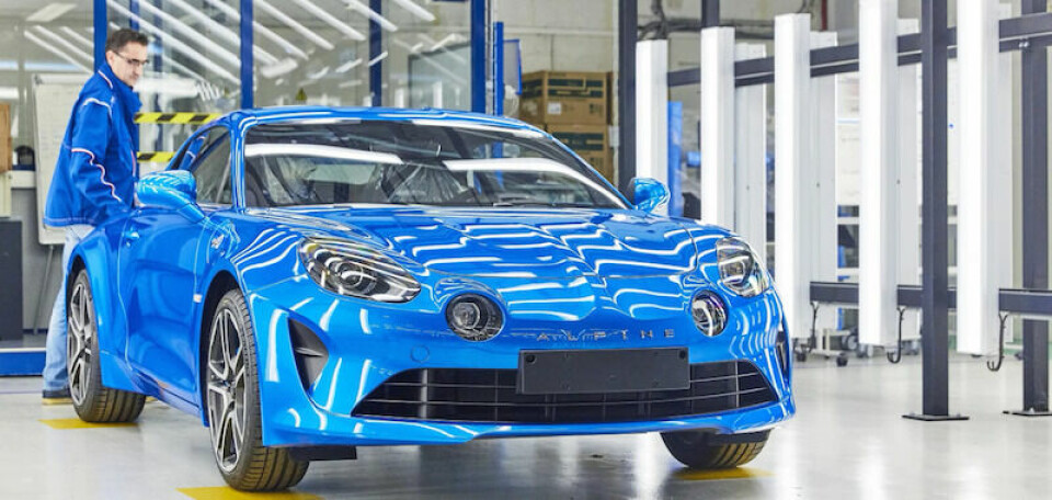 Alpine scales new heights Alpine A110 Dieppe