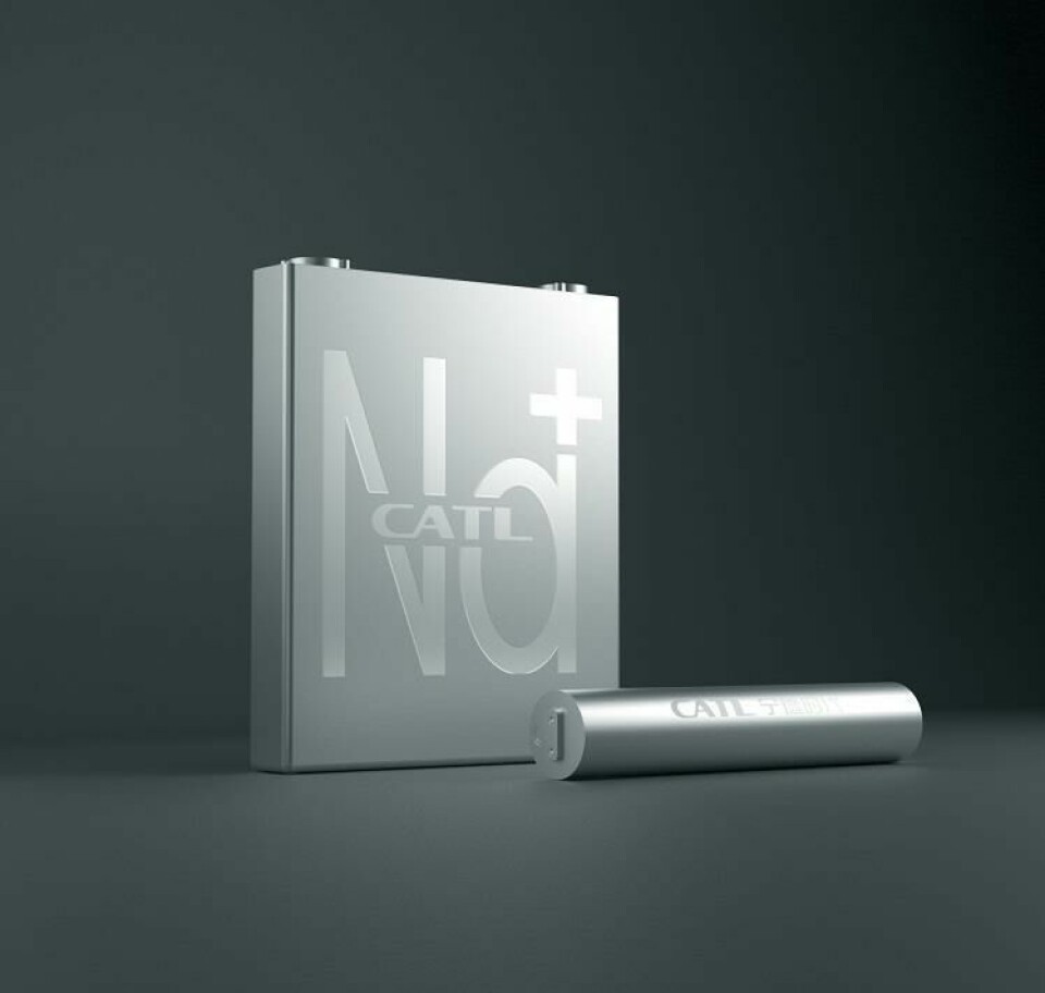 Chinese battery manufacturer and technology company, CATL’s first-generation sodium-ion battery CATL's first-generation sodium-ion battery