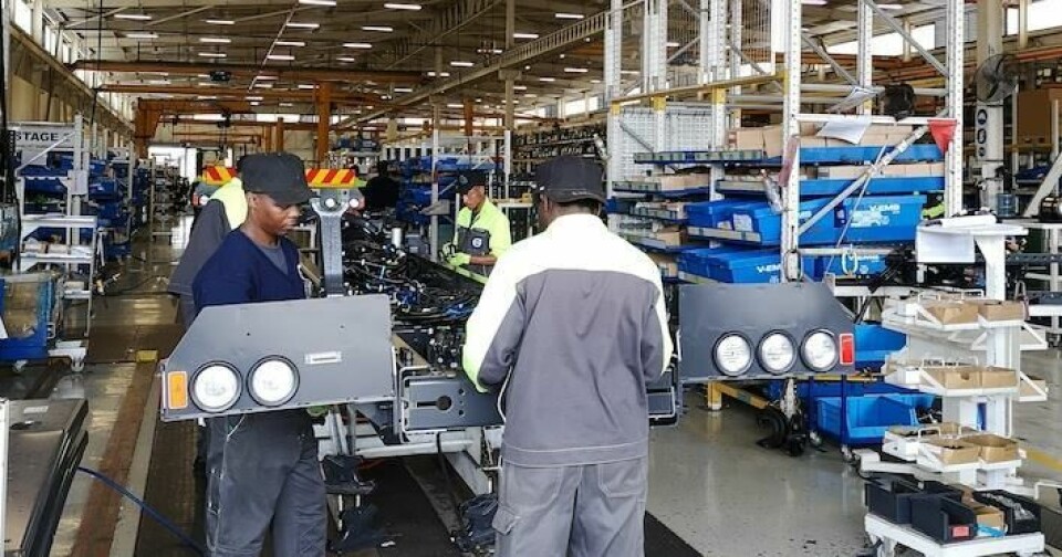 With huge trucks needed to carry materials and goods across the country, the main commercial vehicle market in South Africa is the long-haul segment Volvo Trucks South Africa 1