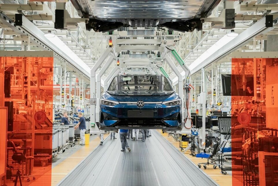 The ID.7 in the final stages of assembly at the VW Emden plant (Image: Volkswagen, Marc Sluiter) The ID.7 in the final stages of assembly. (Image- Volkswagen:Marc Sluiter)