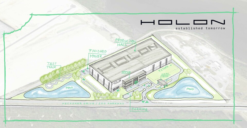 A sketch of Holon’s expected facility setup A sketch of Holon's expected facility setup