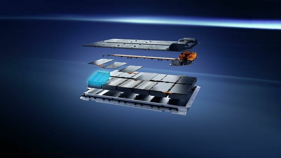 A Mercedes-Benz EV battery pack. (Source: Mercedes-Benz) CATL Mercedes Benz