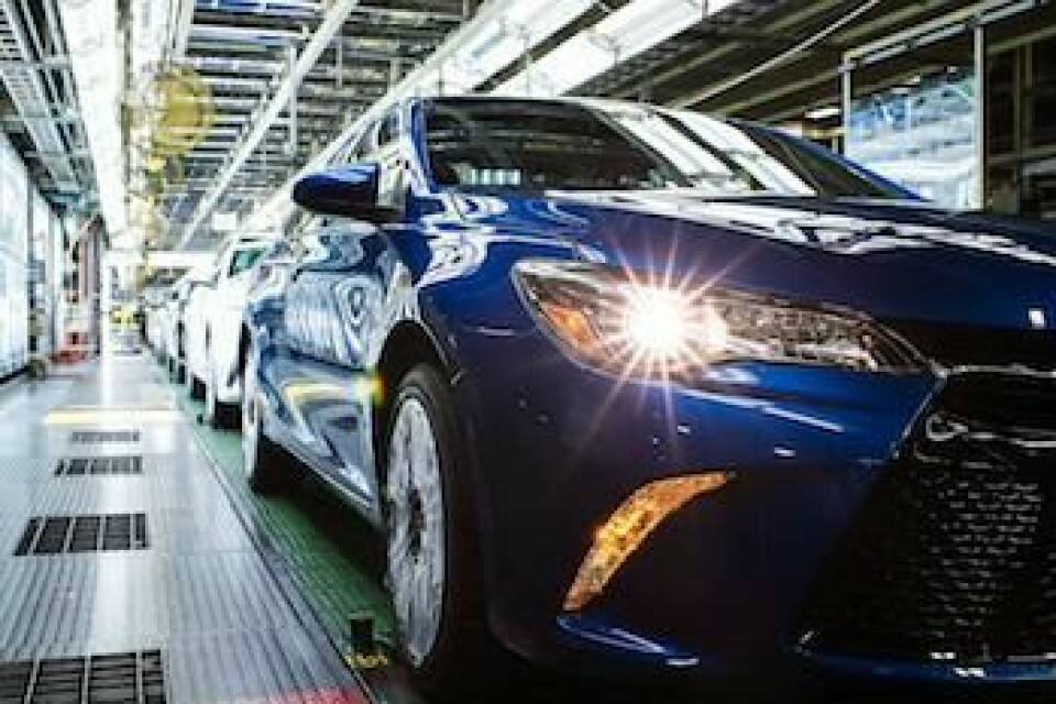 The Toyota Camry was one of two models produced at the St. Petersburg, Russia plant which will now close. Camry, TMMK