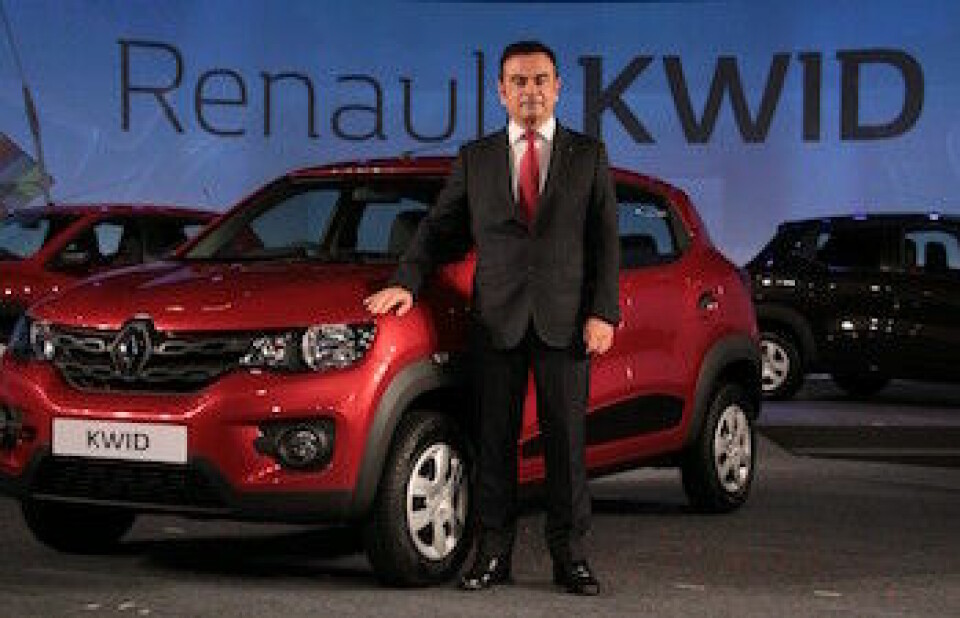 Persistence paying off Renault Kwid w Ghosn
