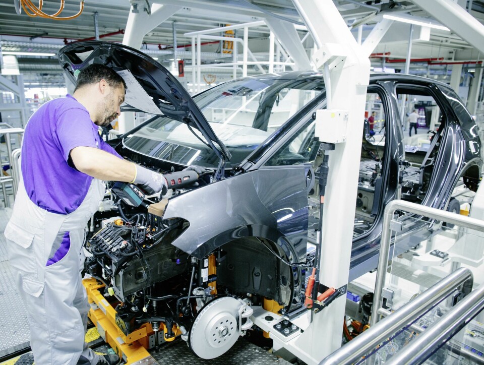 VW Zwickau - Pre-series production in the assembly hall VW Zwickau - Pre-series production in the assembly hall
