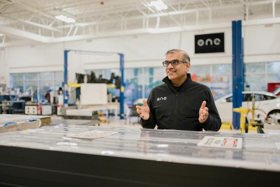 “We’ve taken a different approach to how to make a denser, safer chemistry, and that’s how we’re manufacturing out the risk of thermal runaway” – ONE CEO, Mujeeb Ijaz ceo_mujeeb_ijaz_in_lab