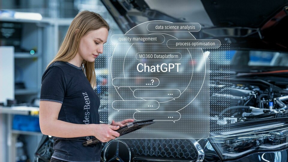 The carmaker has already taken an important step of enhancing its digital production operations with the integration of the AI Large Language Model (LLM) ChatGPT into the MO360 ecosystem The carmaker has already taken an important step of enhancing its digital production operations with the integration of the AI Large Language Model (LLM) ChatGPT into the MO360 ecosystem