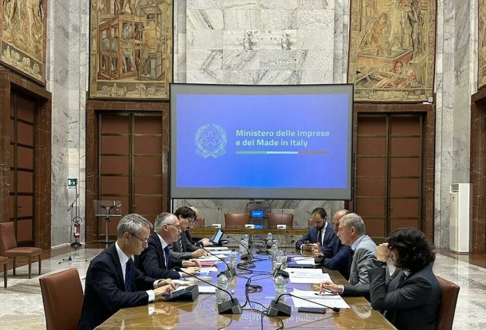 Stellantis CEO Carlos Tavares with Italy Industry Minister Adolfo Urso Stellantis CEO Carlos Tavares with Italy Industry Minister Adolfo Urso