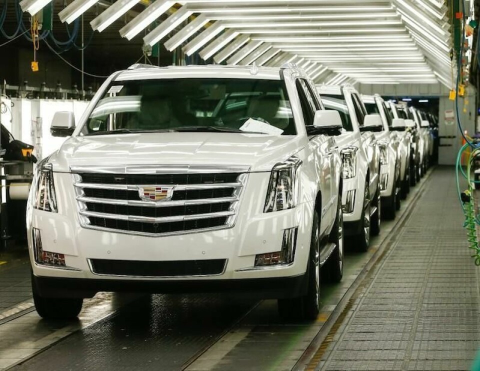 GM’s SUV assembly plant in Arlington, Texas, GMArlington01