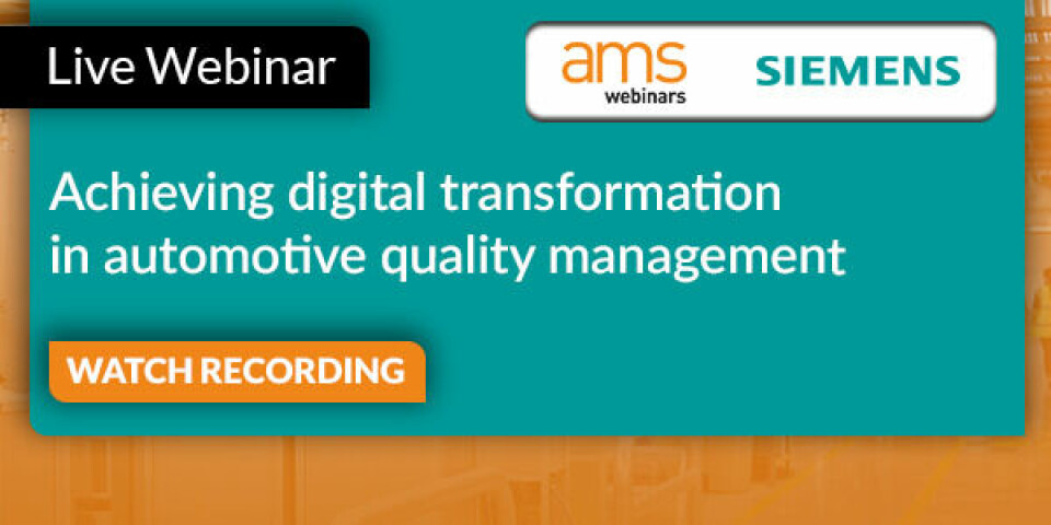 Watch: Achieving digital transformation in automotive quality management