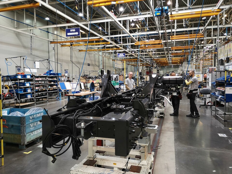 There are no fixed lines or cells at the Kaluga facility Chassis line
