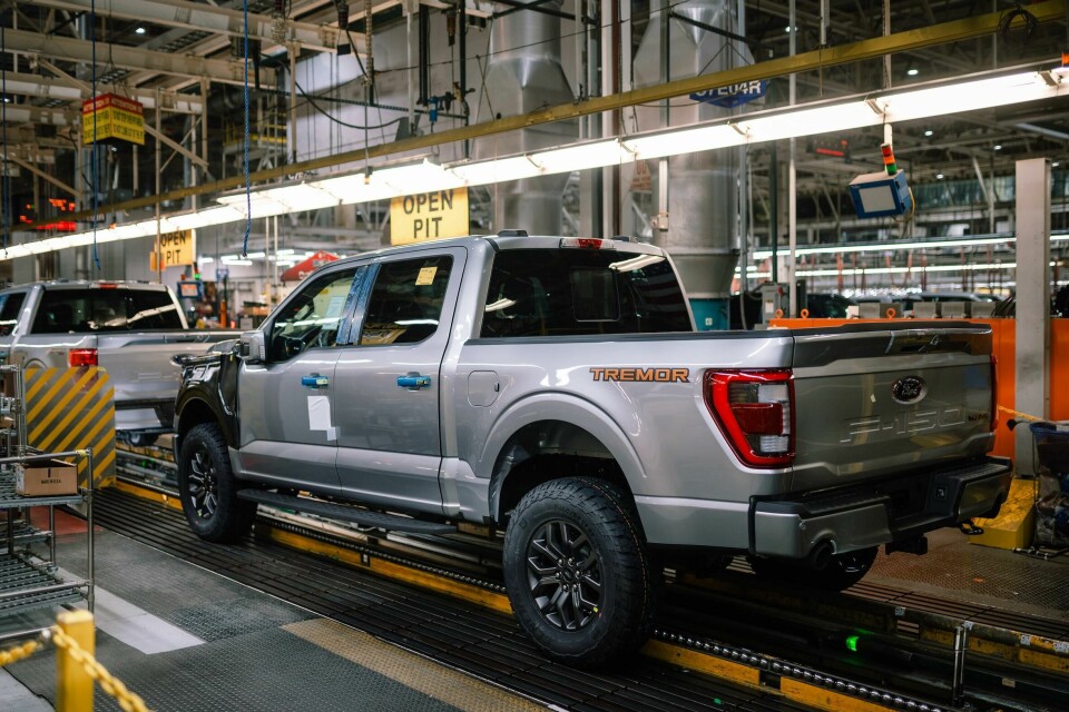 Ford carries out multiple software and diagnostic tests across the assembly line for the F-150 Ford F150 Tremor
