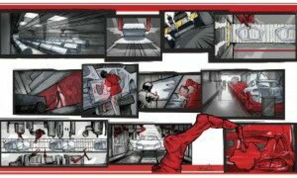 The rise of robotics EV comic, Tesla