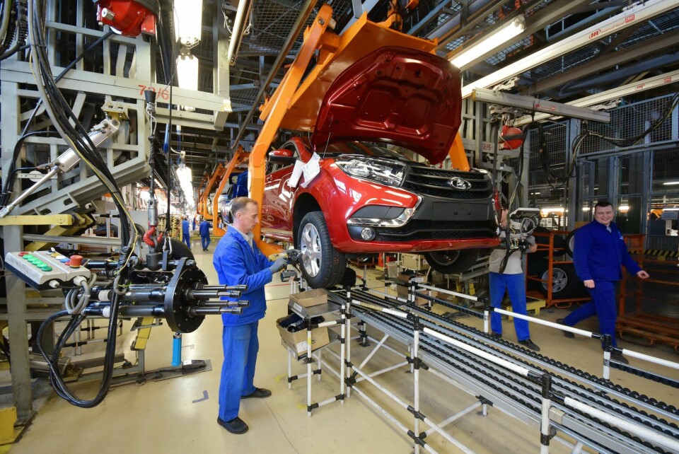 The most modern of Togliatti’s three assembly lines build cars on the B0 platform, including the Renault Sandero, Renault Logan, Lada Largus MPV and Lada XRAY small SUV B0 line 2