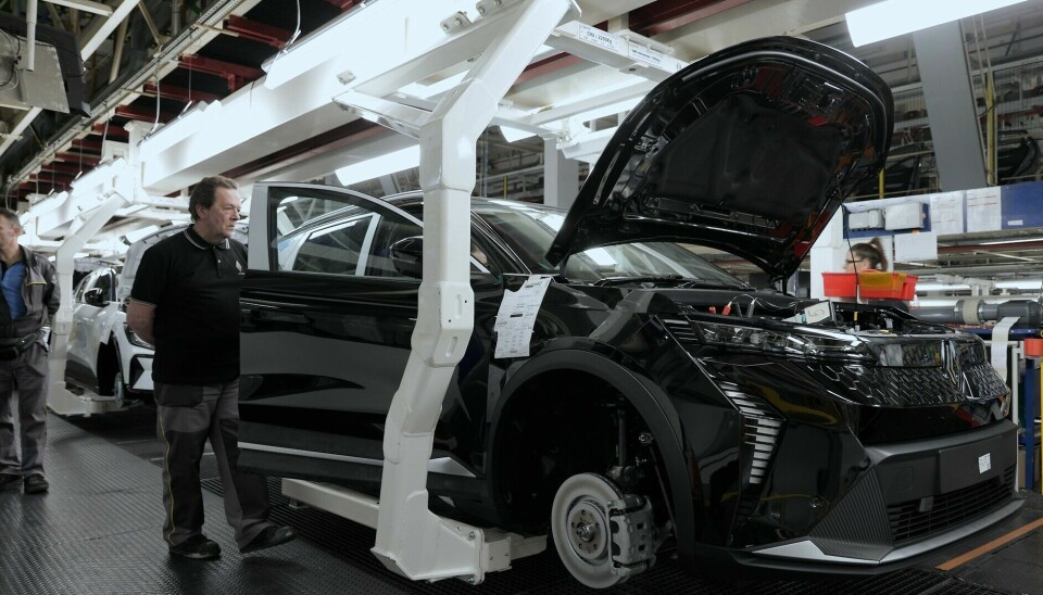Scenic E-Tech production at Renault's Douai plant in Northern France