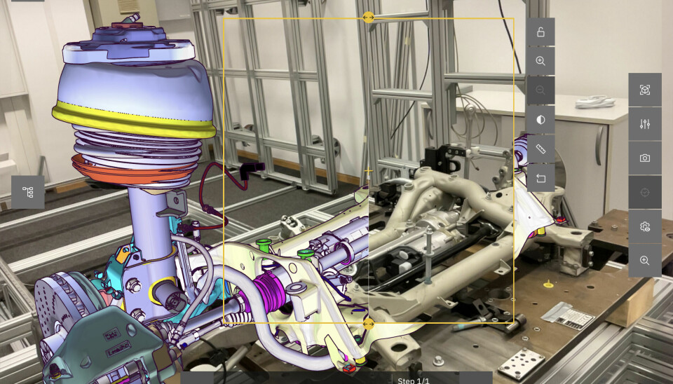 AR-based model alignment helps identify deviations in intricate systems like chassis and suspension structures before production scaling. Augmented validation of complex components