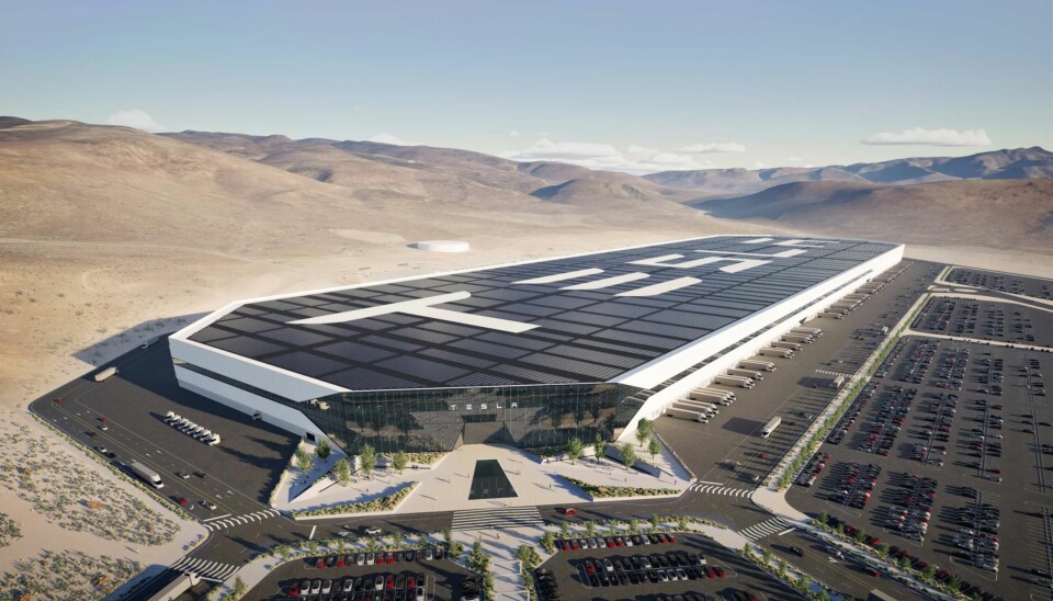 Adjacent to Tesla's Gigafactory Nevada, a giant press arrives to step up the OEM's Semi Truck production