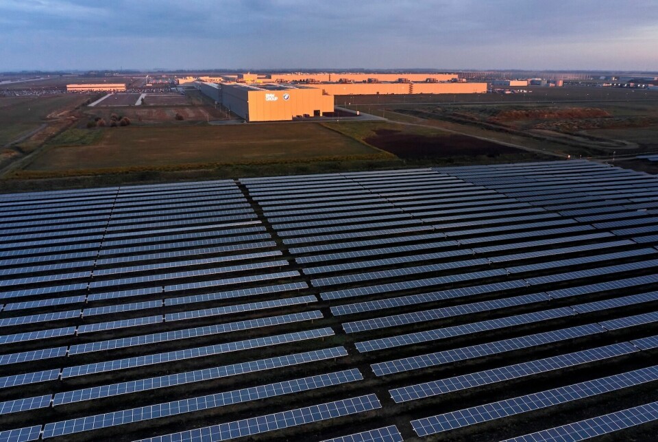 BMW says Debrecen is the world's first automotive factory designed from the outset to be fossil-fuel-free